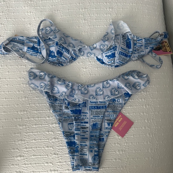 Swim Brand New Miss Dolly Strawberry Milk Mob Bikini Poshmark